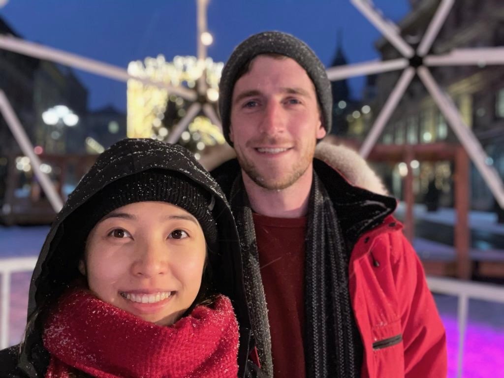 Andrew Ayres and partner